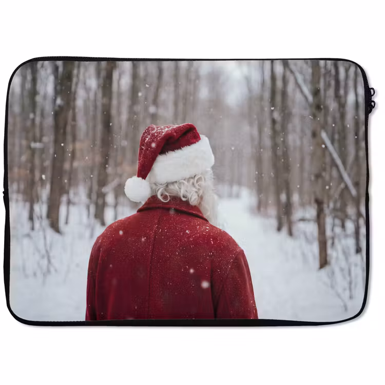 Laptop hülle - Weihnachtsmann – Winter – Schnee — 1