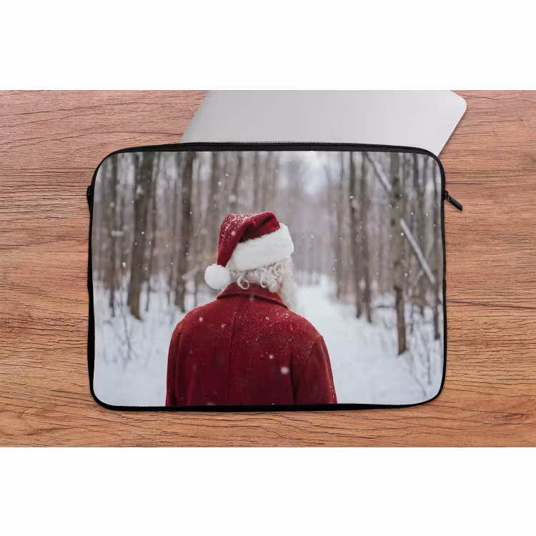 Laptop hülle - Weihnachtsmann – Winter – Schnee — 2