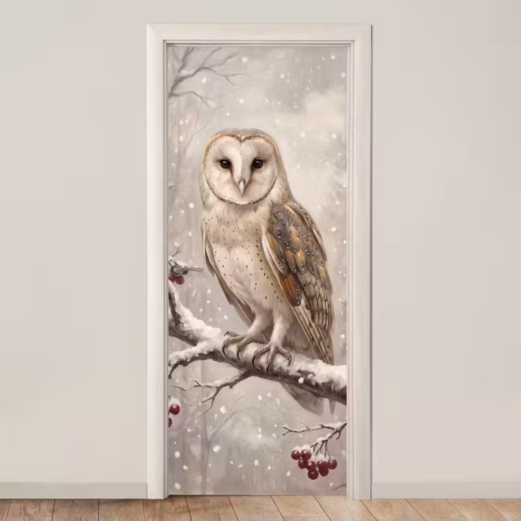 Türtapete - Vogel – Winter – Natur — 1