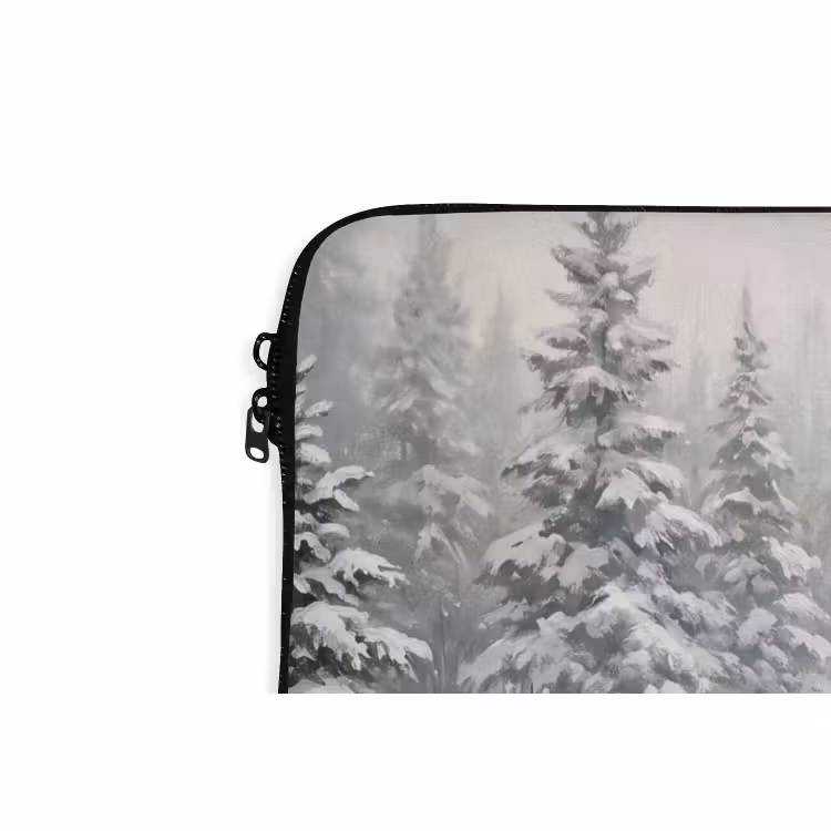 Laptop hülle - Auto – Verschneit – Wald — 5