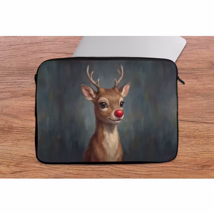 Laptop hülle - Hirsch – Tiere – Illustration — 2