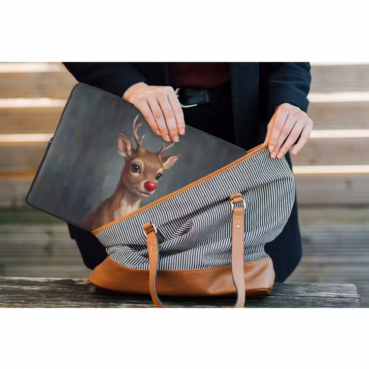 Laptop hülle - Hirsch – Tiere – Illustration — 4