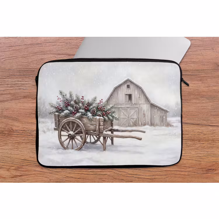 Laptop hülle - Kar – Winter – Weihnachten — 2