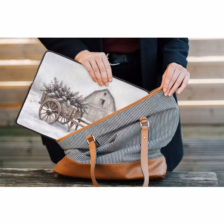Laptop hülle - Kar – Winter – Weihnachten — 4