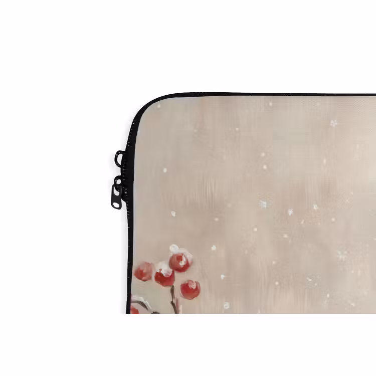 Laptop hülle - Vögel – Winter – Rot — 5