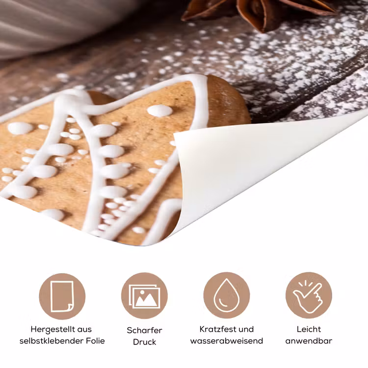 Türtapete - Getränke – Marshmallows – Weihnachten — 8