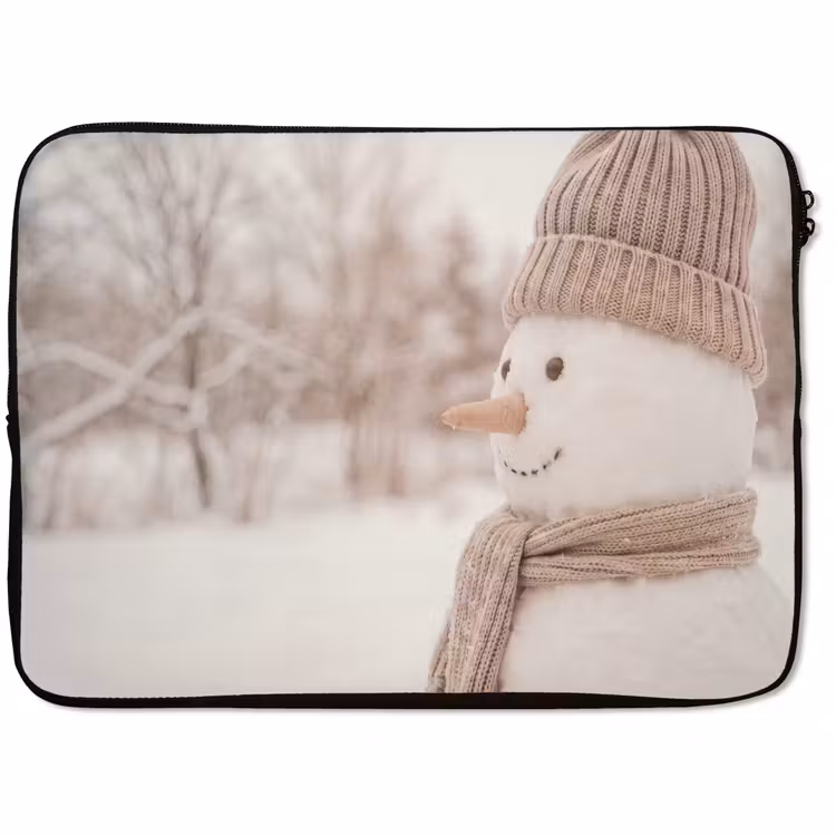Laptop hülle - Schneemann – Winter – Schnee — 1