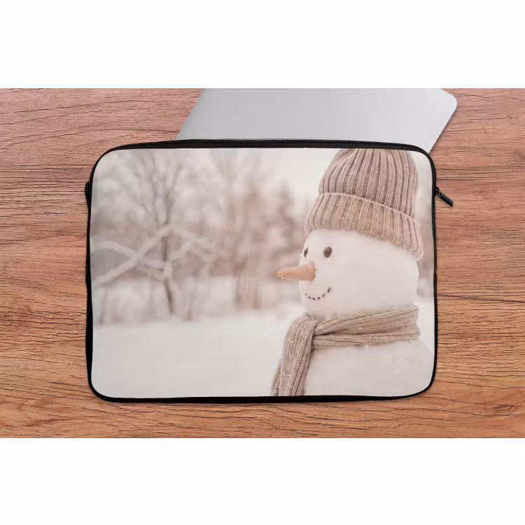 Laptop hülle - Schneemann – Winter – Schnee — 2