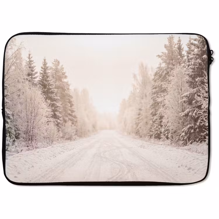 Laptop hülle - Straße – Schnee – Winter — 1
