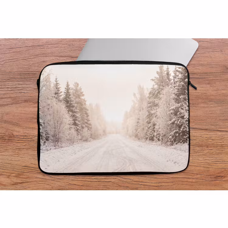 Laptop hülle - Straße – Schnee – Winter — 2