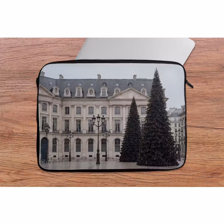 Laptop hülle - Weihnachtsbaum – beleuchtet – Winter — 2