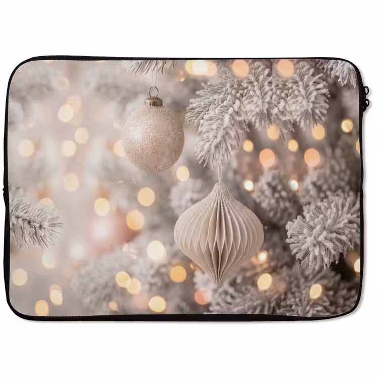 Laptop hülle - Weihnachtskugel – Weihnachten – Gold — 1