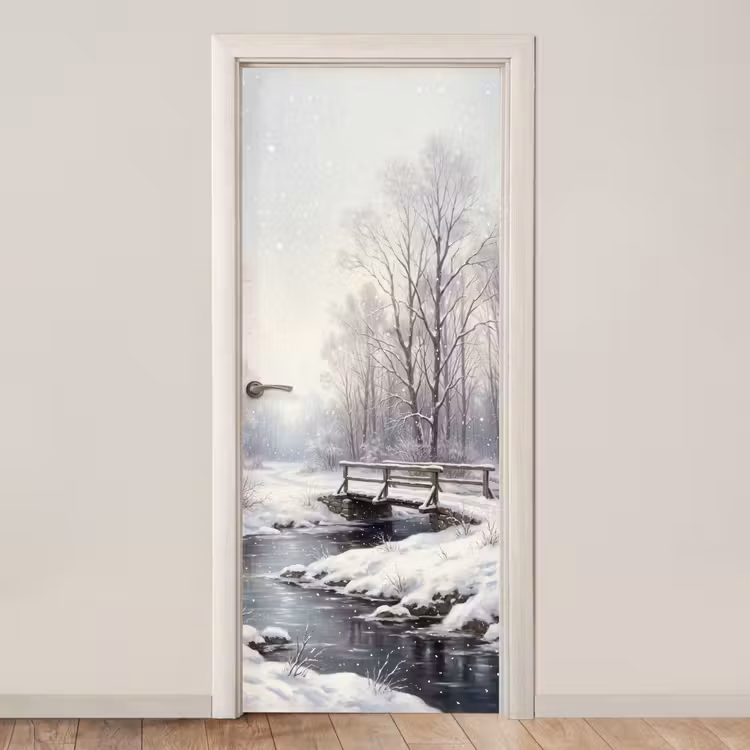 Türtapete - Landschaft – Schnee – Winter — 1