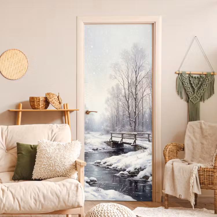 Türtapete - Landschaft – Schnee – Winter — 3