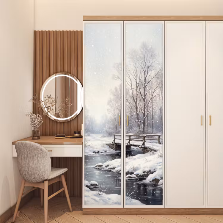 Türtapete - Landschaft – Schnee – Winter — 4