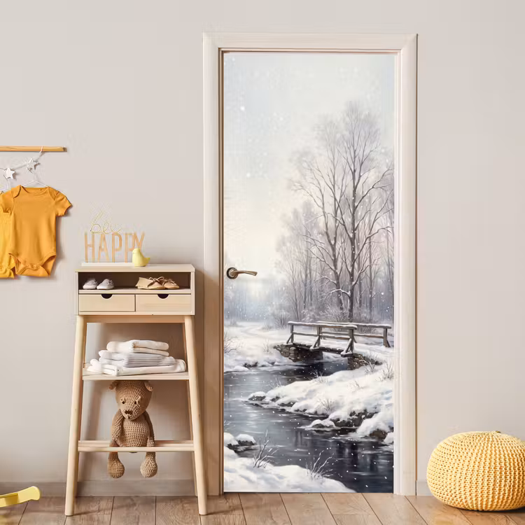 Türtapete - Landschaft – Schnee – Winter — 5