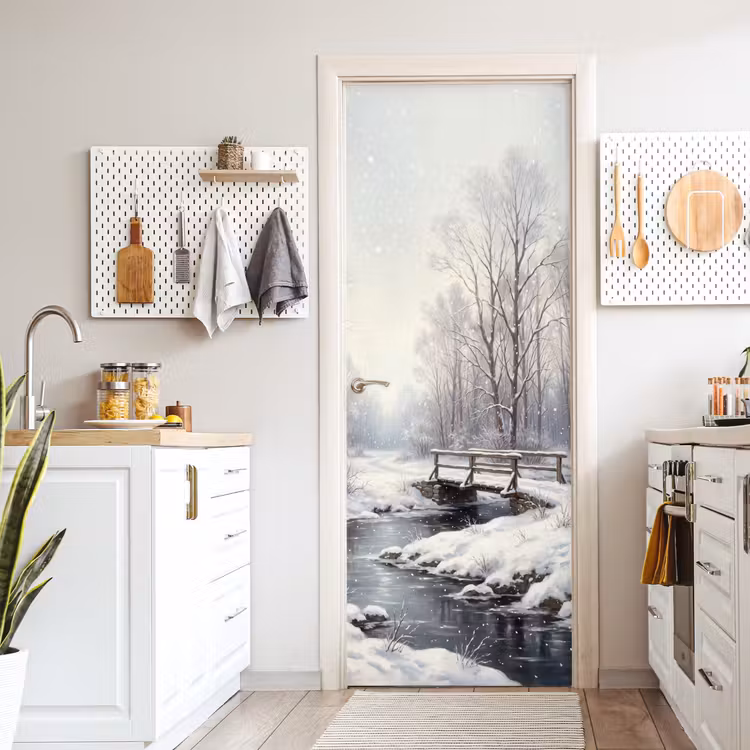 Türtapete - Landschaft – Schnee – Winter — 6