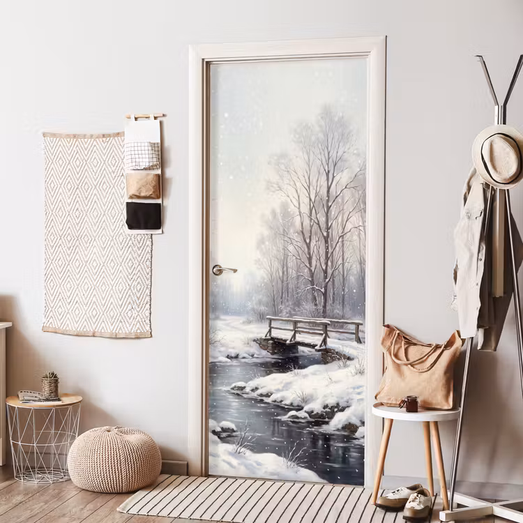 Türtapete - Landschaft – Schnee – Winter — 7