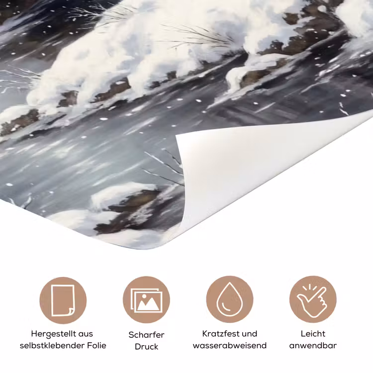 Türtapete - Landschaft – Schnee – Winter — 8