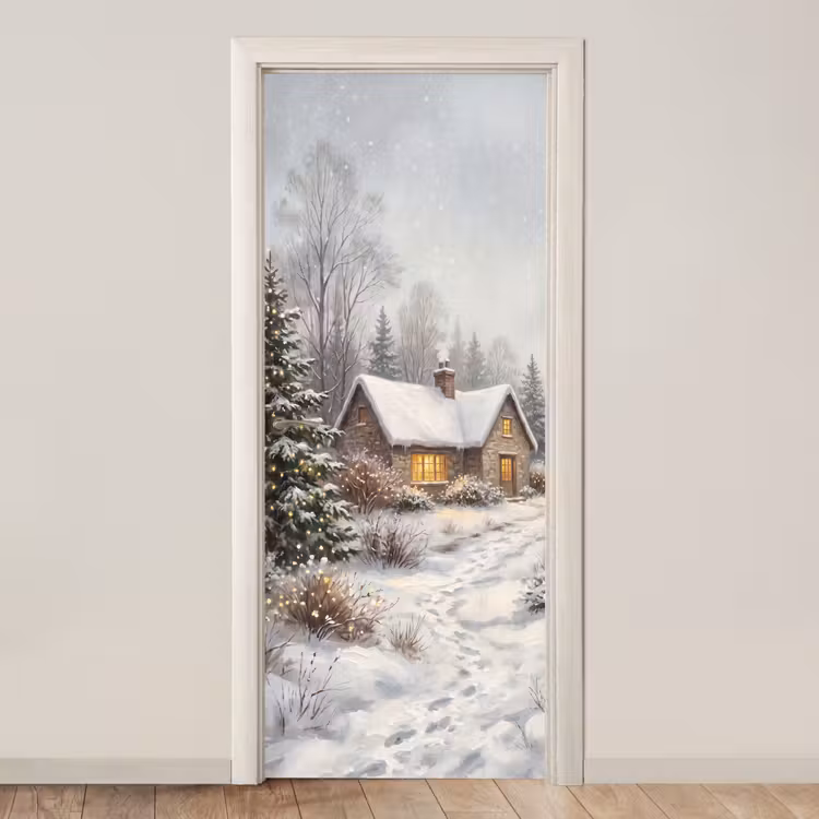Türtapete - Wald – Winter – Landschaft — 1