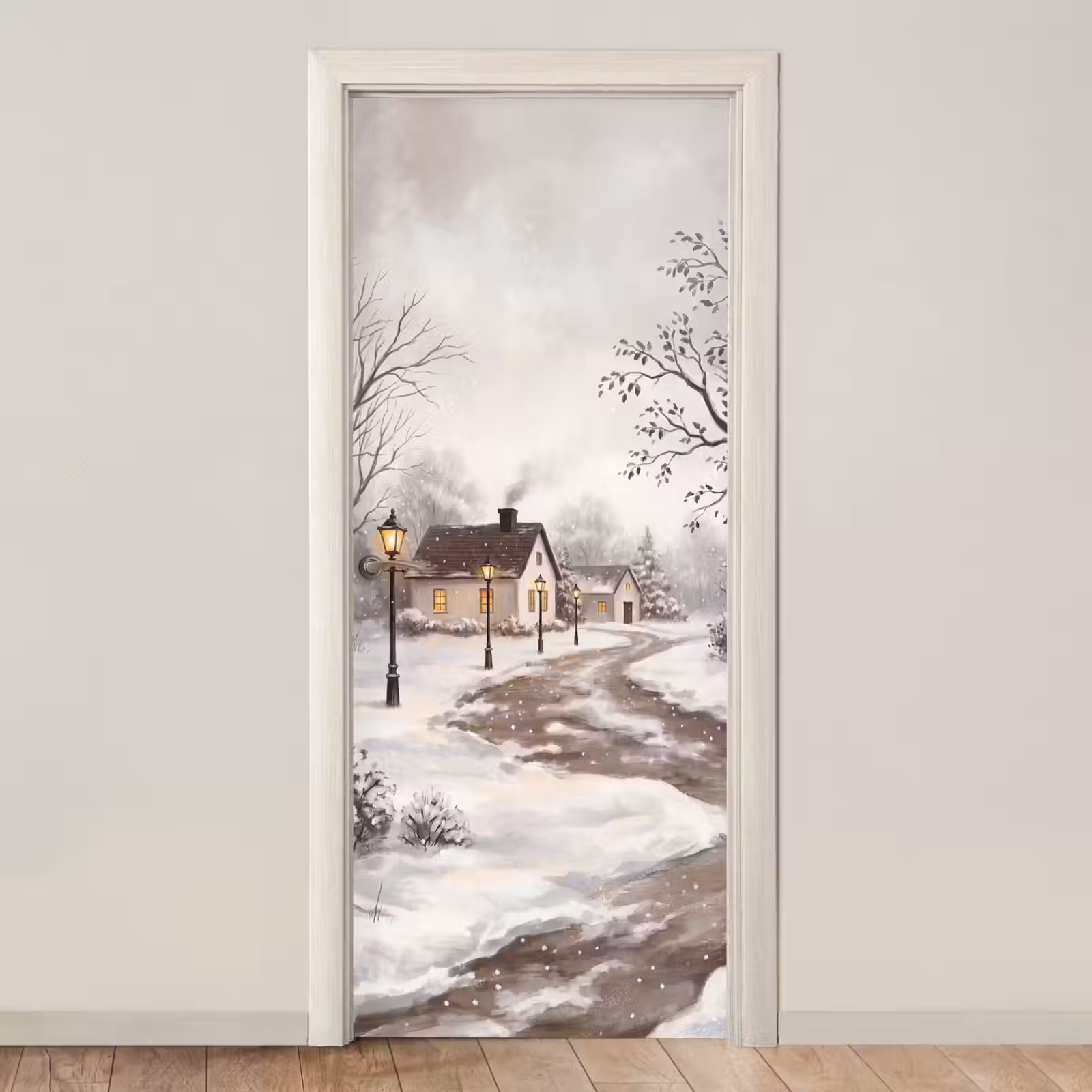 Türtapete - Winter – Landschaft – Schnee — 1