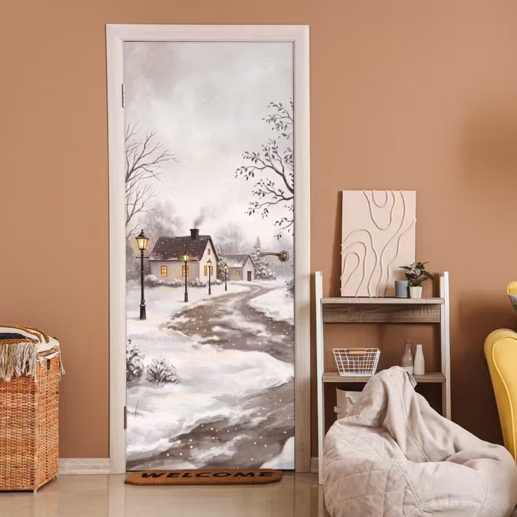 Türtapete - Winter – Landschaft – Schnee — 2