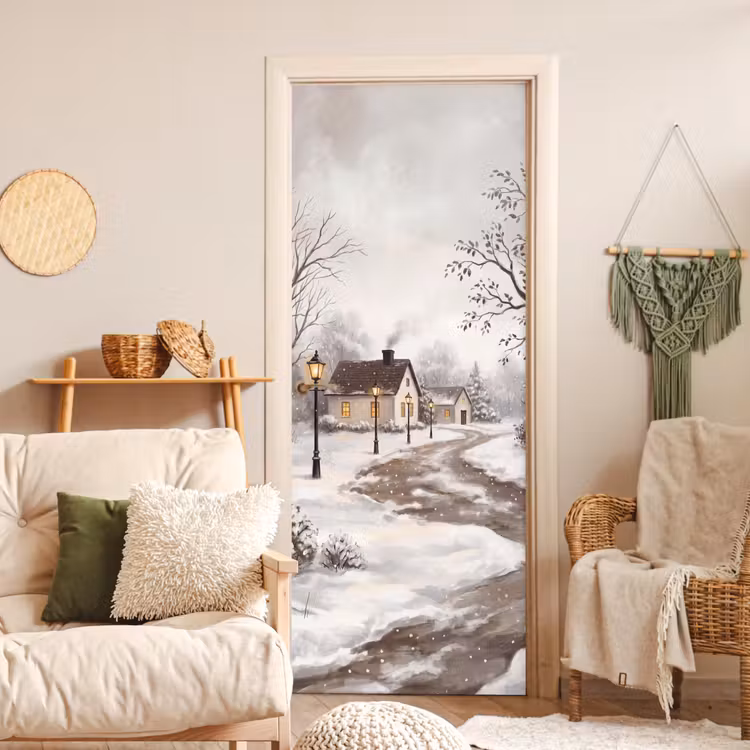 Türtapete - Winter – Landschaft – Schnee — 3
