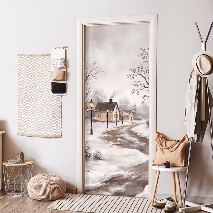 Türtapete - Winter – Landschaft – Schnee — 7