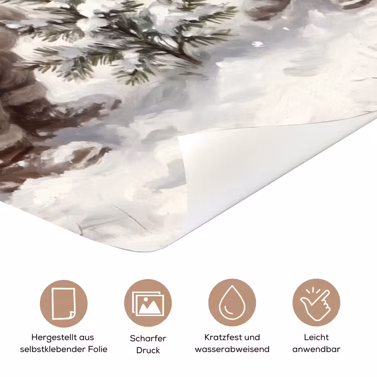 Türtapete - Kind – Schnee – Winter — 8