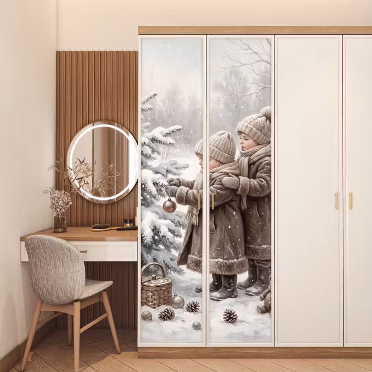 Türtapete - Kinder – Weihnachten – Winter — 4