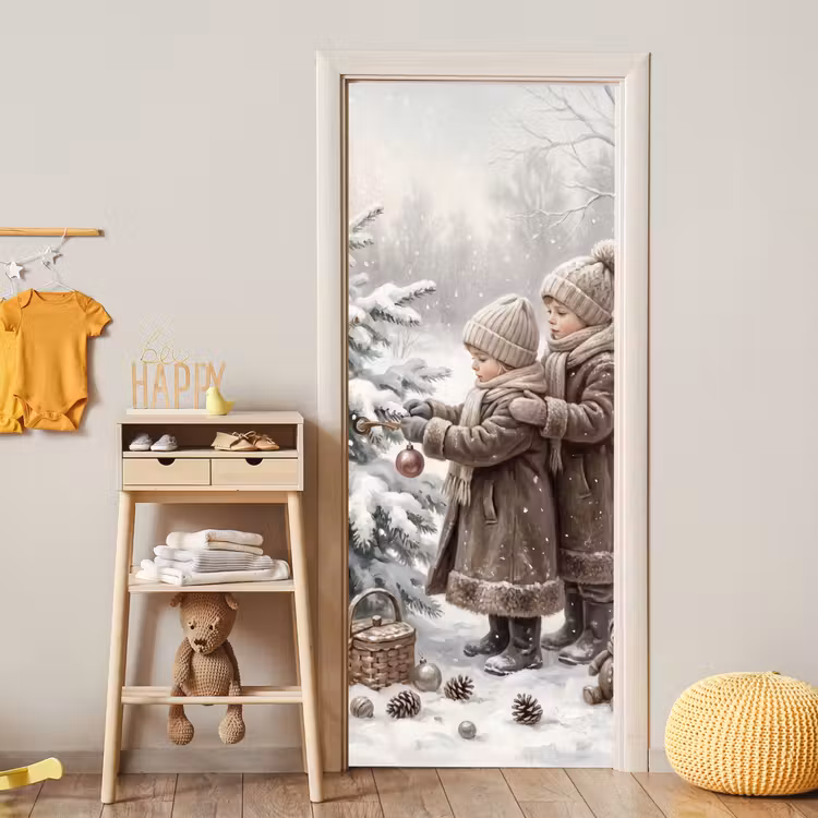 Türtapete - Kinder – Weihnachten – Winter — 5