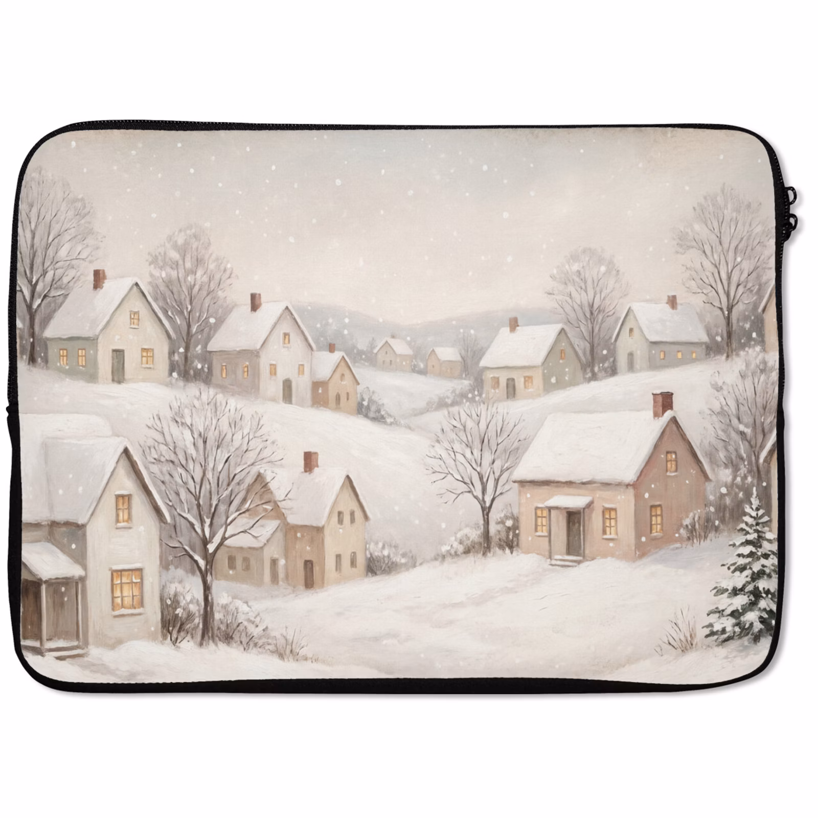 Laptop hülle - Dorf – Winter – Schnee — 1
