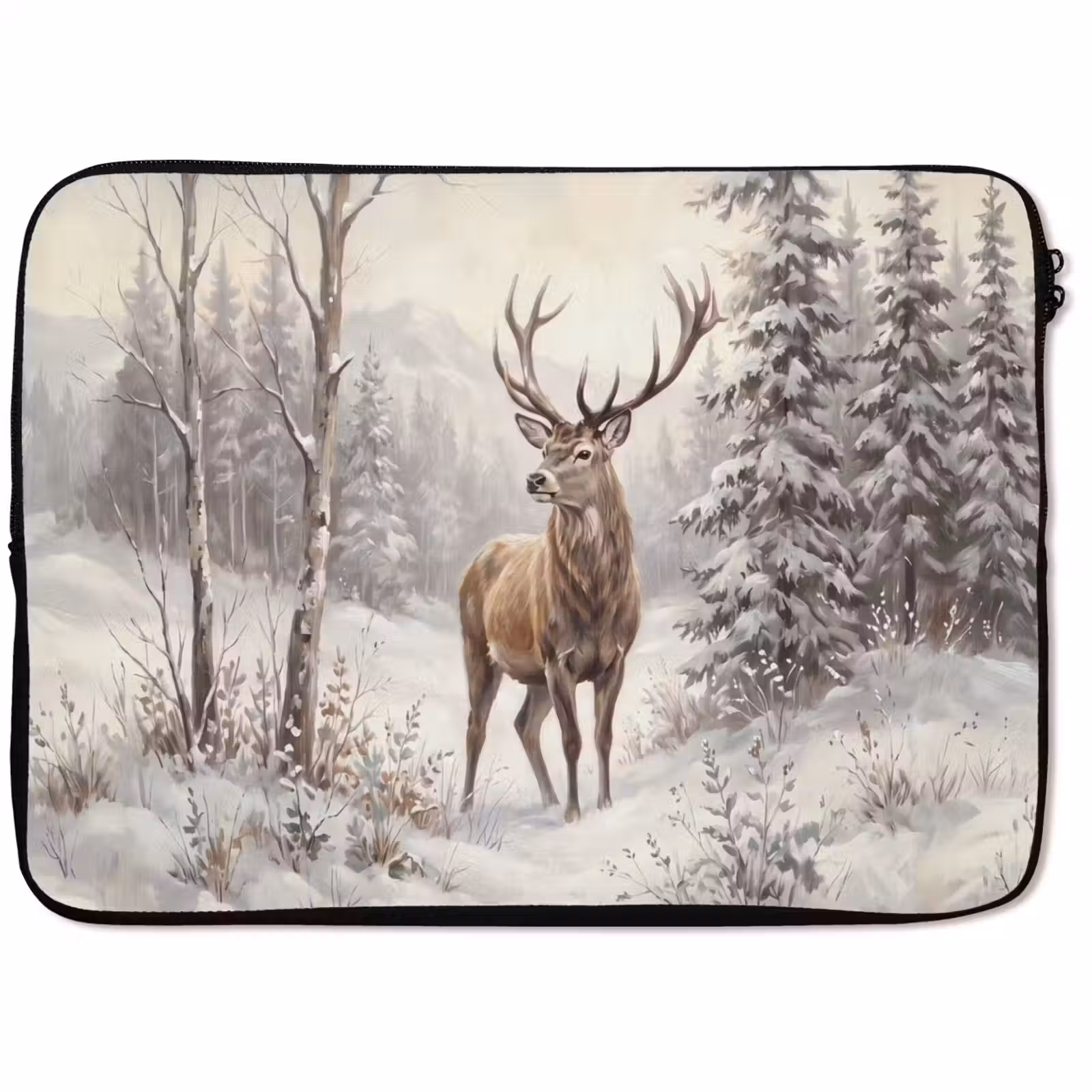 Laptop hülle - Tier – Wald – Schnee — 1
