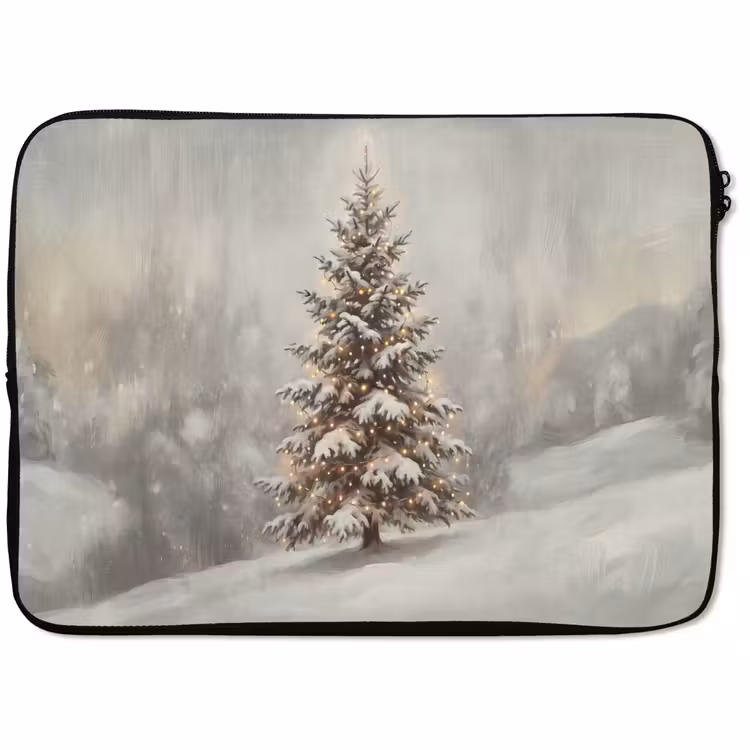 Laptop hülle - Baum – Weihnachten – Lichter — 1