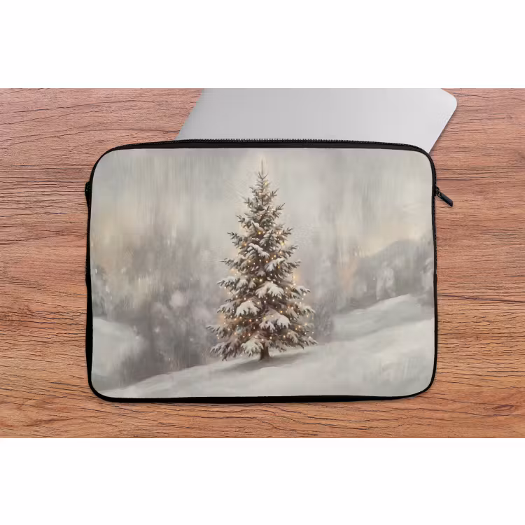 Laptop hülle - Baum – Weihnachten – Lichter — 2