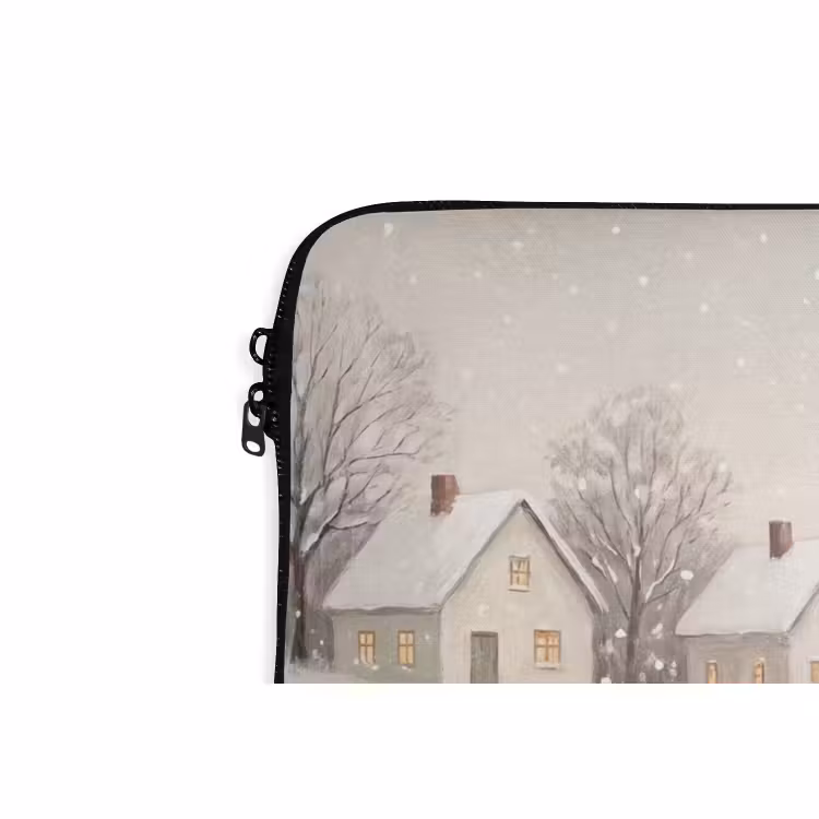 Laptop hülle - Dorf – Winter – Schnee — 5