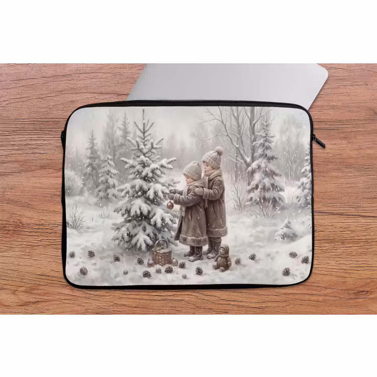 Laptop hülle - Kinder – Weihnachten – Winter — 2
