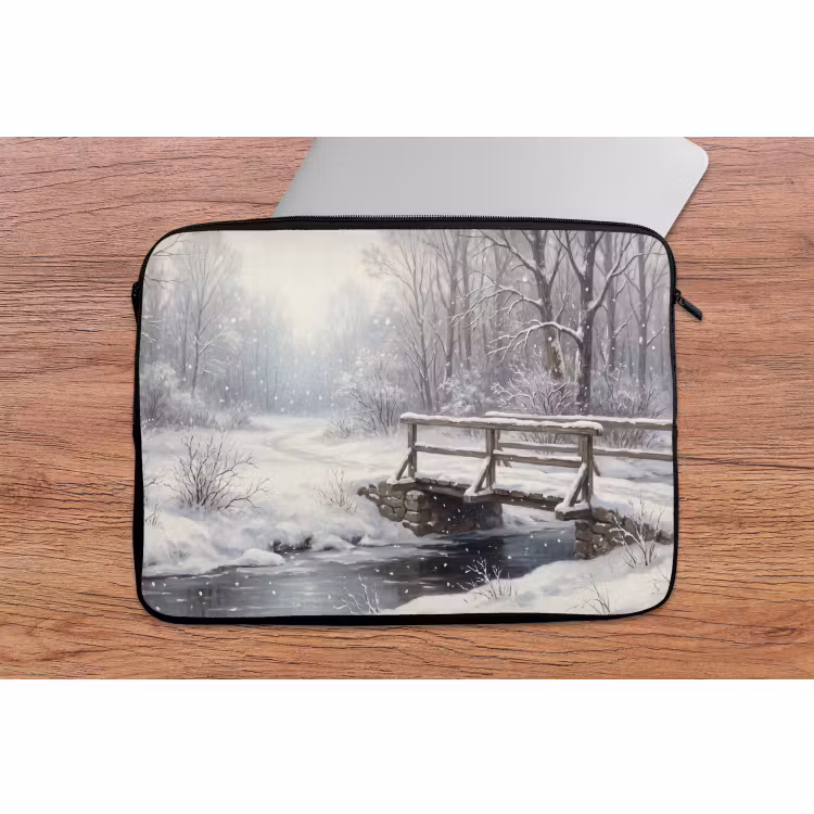 Laptop hülle - Landschaft – Schnee – Winter — 2