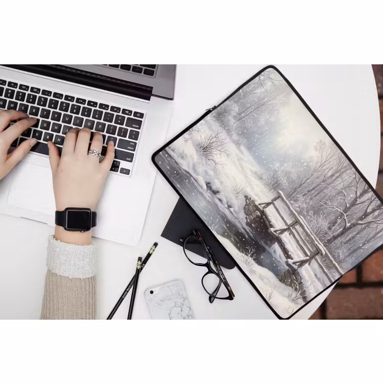 Laptop hülle - Landschaft – Schnee – Winter — 3