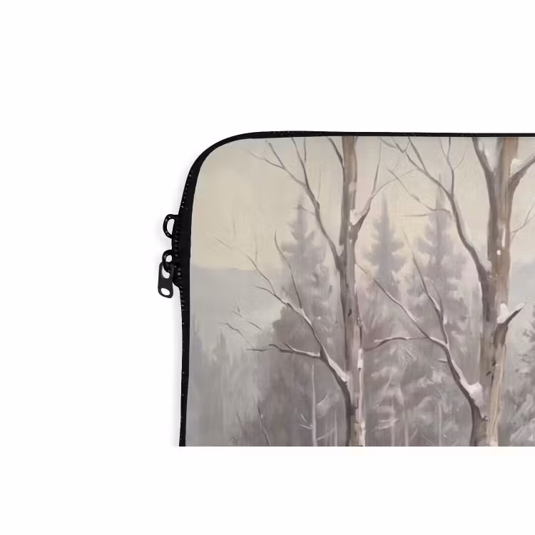 Laptop hülle - Tier – Wald – Schnee — 5
