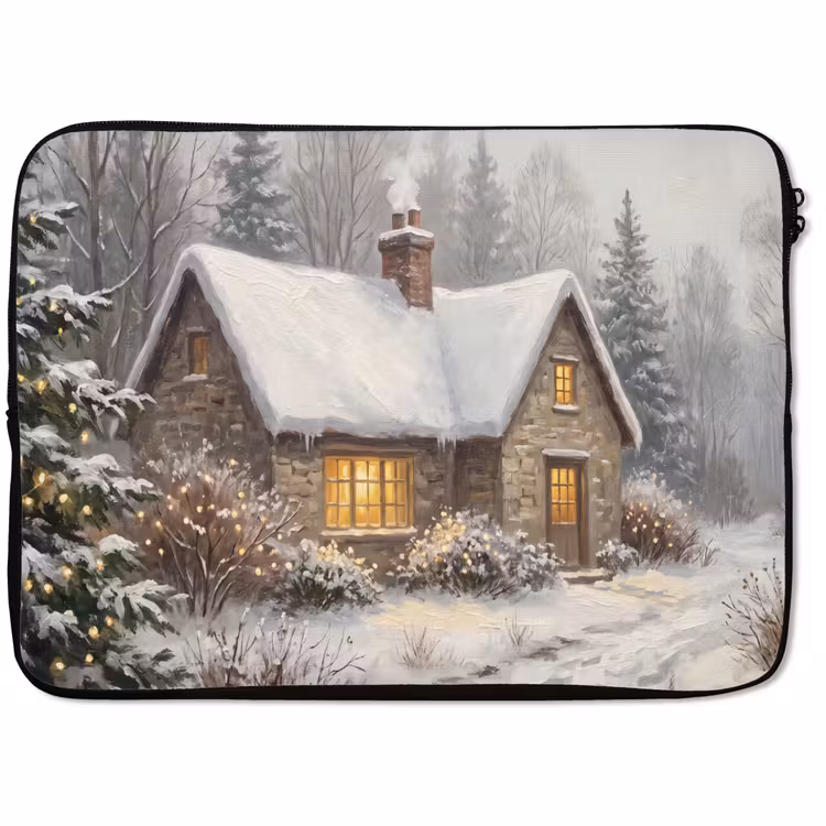 Laptop hülle - Wald – Winter – Landschaft — 1