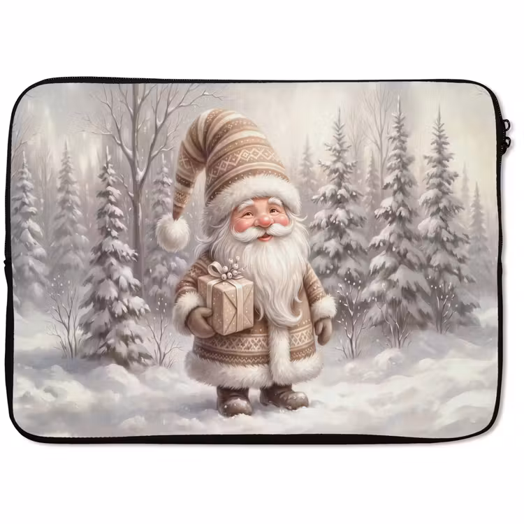 Laptop hülle - Weihnachtsmann – Geschenk – Winter — 1