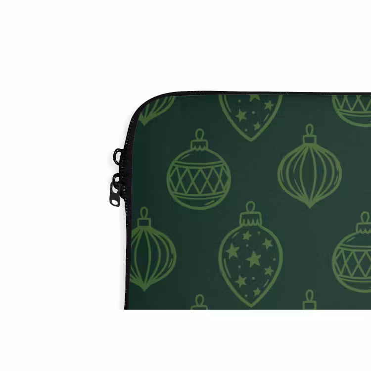 Laptop hülle - Weihnachtskugel – Grün – Weihnachten — 5
