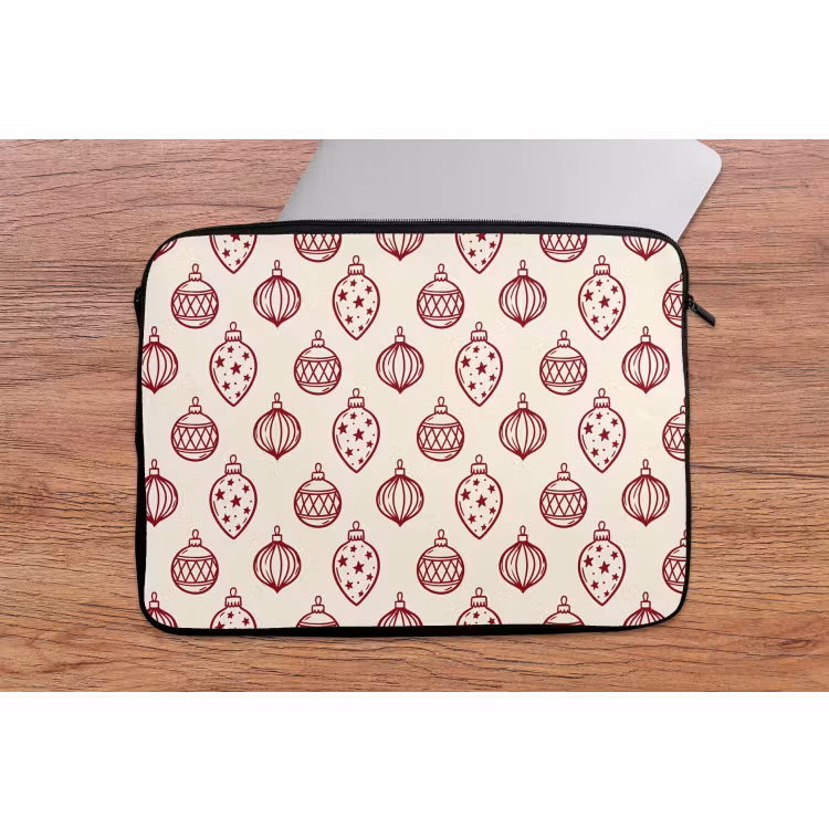 Laptop hülle - Weihnachtskugel – Rot – Weihnachten — 2