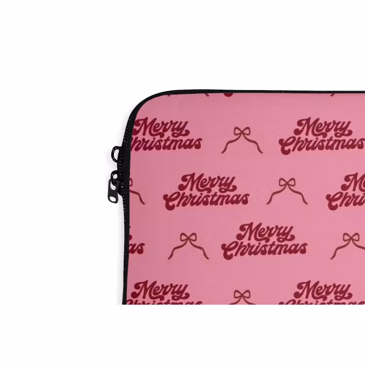 Laptop hülle - Text – Rosa – Rot – Schleife — 5