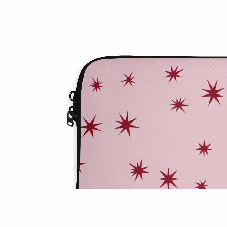 Laptop hülle - Stern – Rosa – Rot — 5