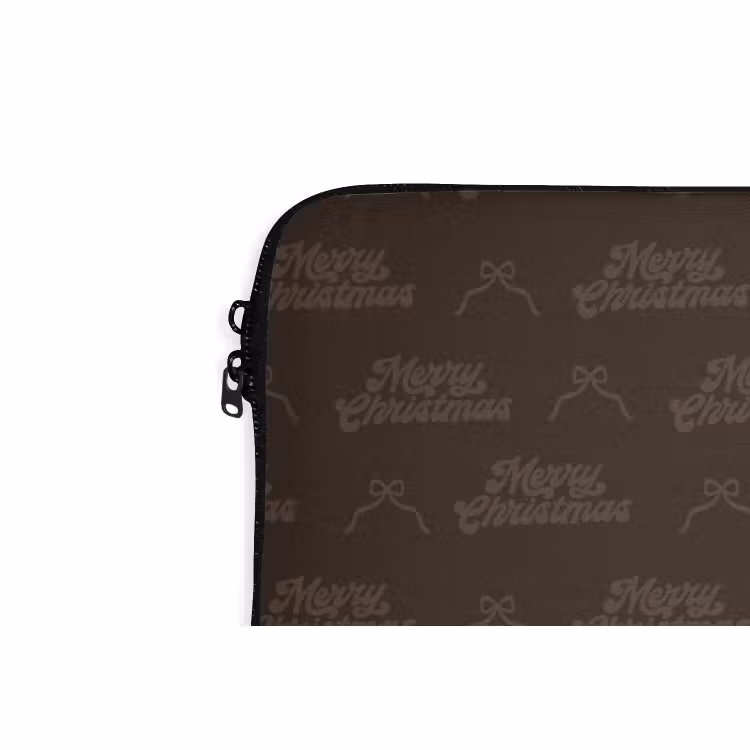 Laptop hülle - Text – Braun – Schleife — 5