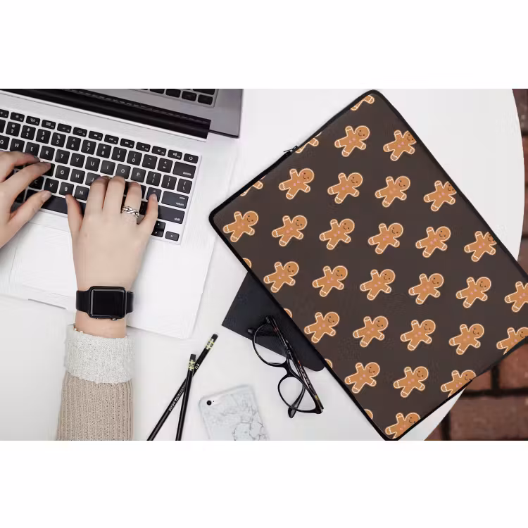 Laptop hülle - Lebkuchen – Braun – Weihnachten — 3