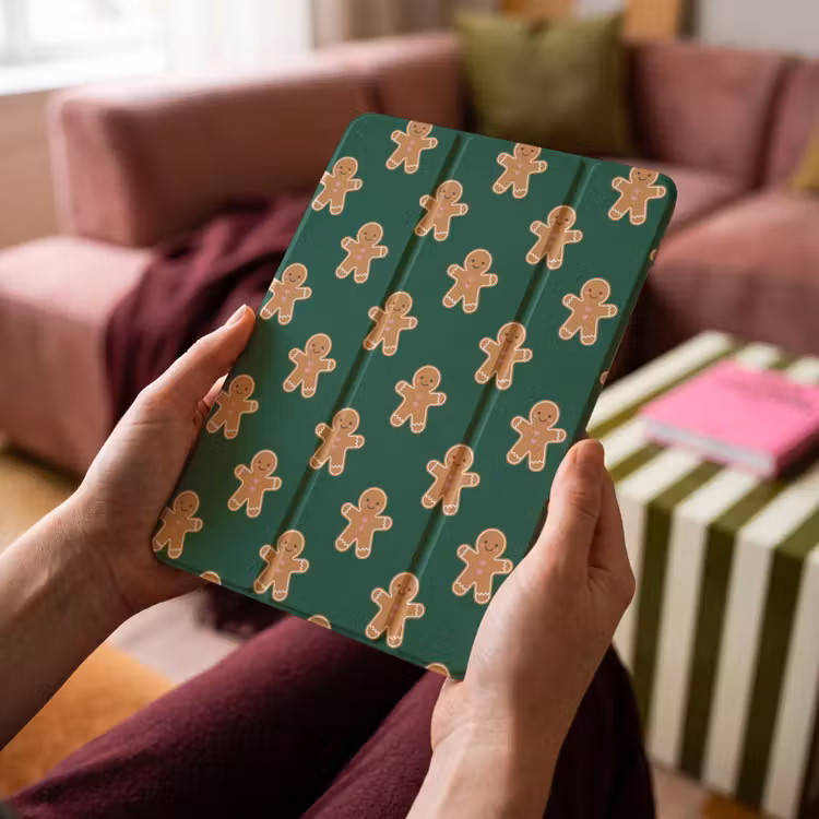 iPad-Hülle - Lebkuchen – Weihnachten – Grün — 4