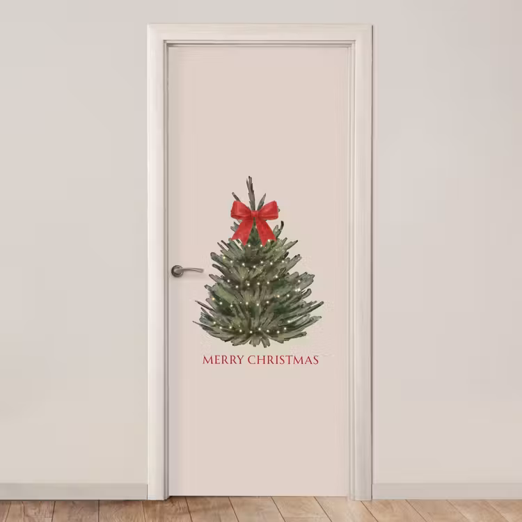 Türtapete - Text – Weihnachten – Weihnachtsbaum — 1